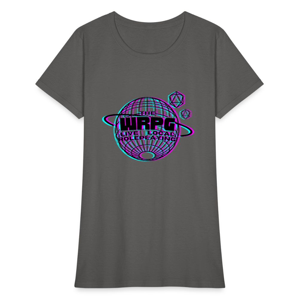 the WRPG 3d LogoWomen's T-Shirt - charcoal