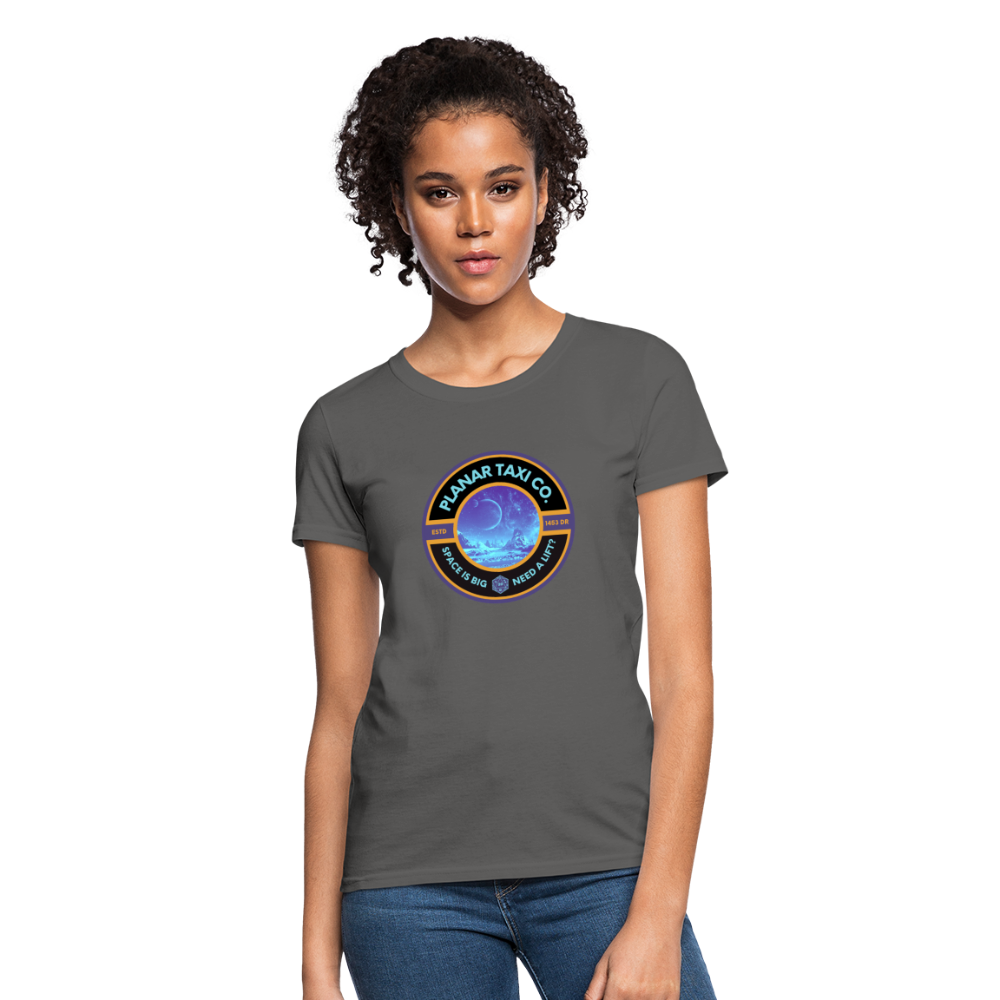 Planar Taxi Co. Logo Women's T-Shirt - charcoal