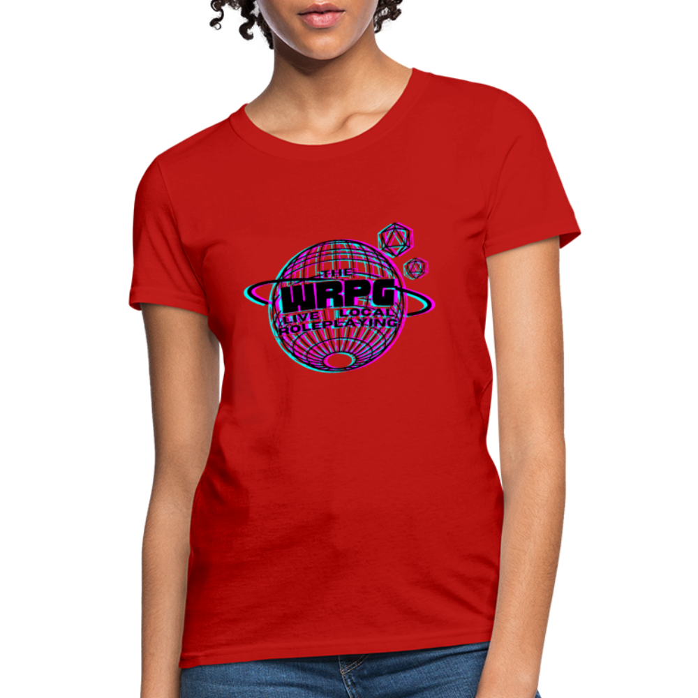 the WRPG 3d LogoWomen's T-Shirt - red