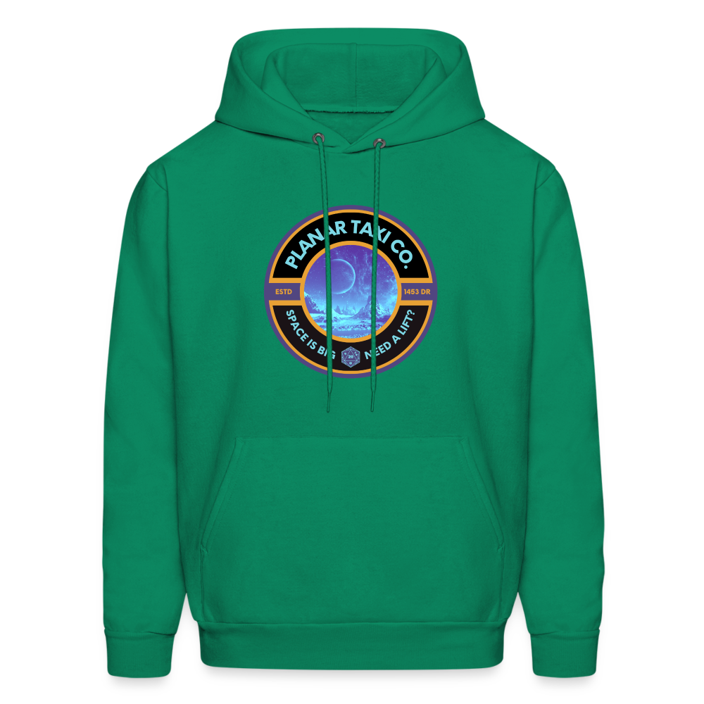 Planar Taxi Co. Logo Hoodie - kelly green