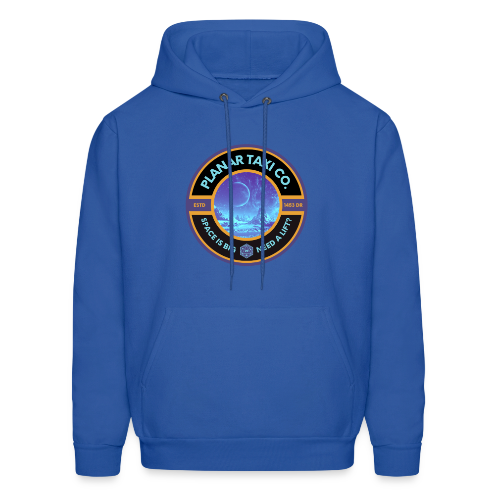 Planar Taxi Co. Logo Hoodie - royal blue