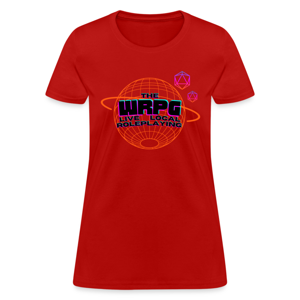 OG WRPG Logo Black Women's T-Shirt - red