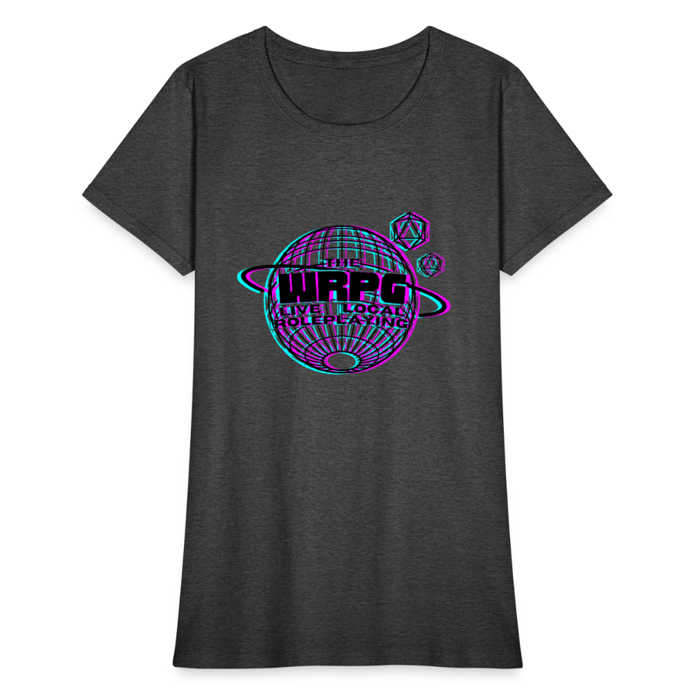 the WRPG 3d LogoWomen's T-Shirt - heather black