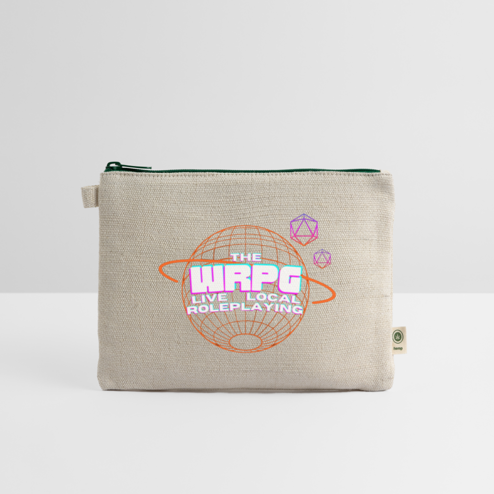 OG WRPG Logo white Carry All Pouch - natural/green