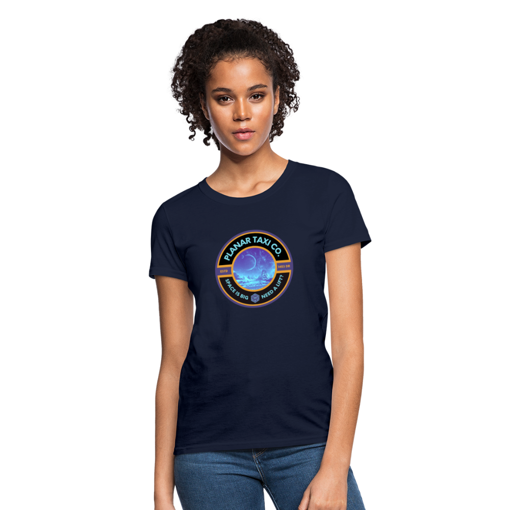 Planar Taxi Co. Logo Women's T-Shirt - navy