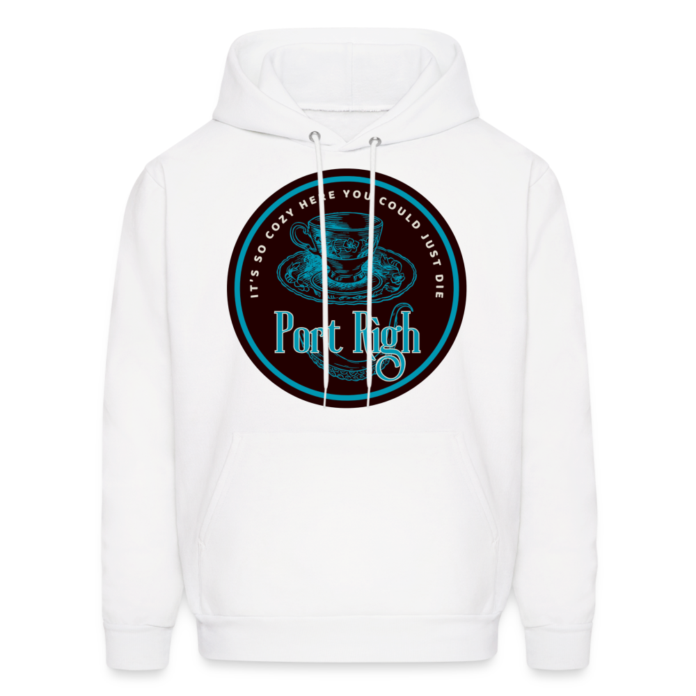 Port Righ Logo white Hoodie - white