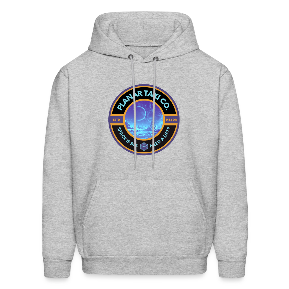 Planar Taxi Co. Logo Hoodie - heather gray