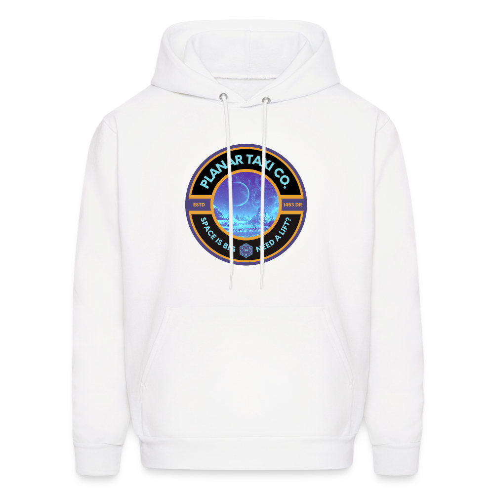 Planar Taxi Co. Logo Hoodie - white