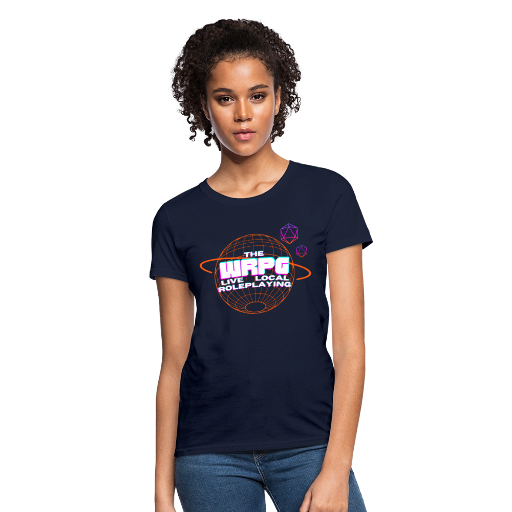 OG WRPG Logo white Women's T-Shirt - navy