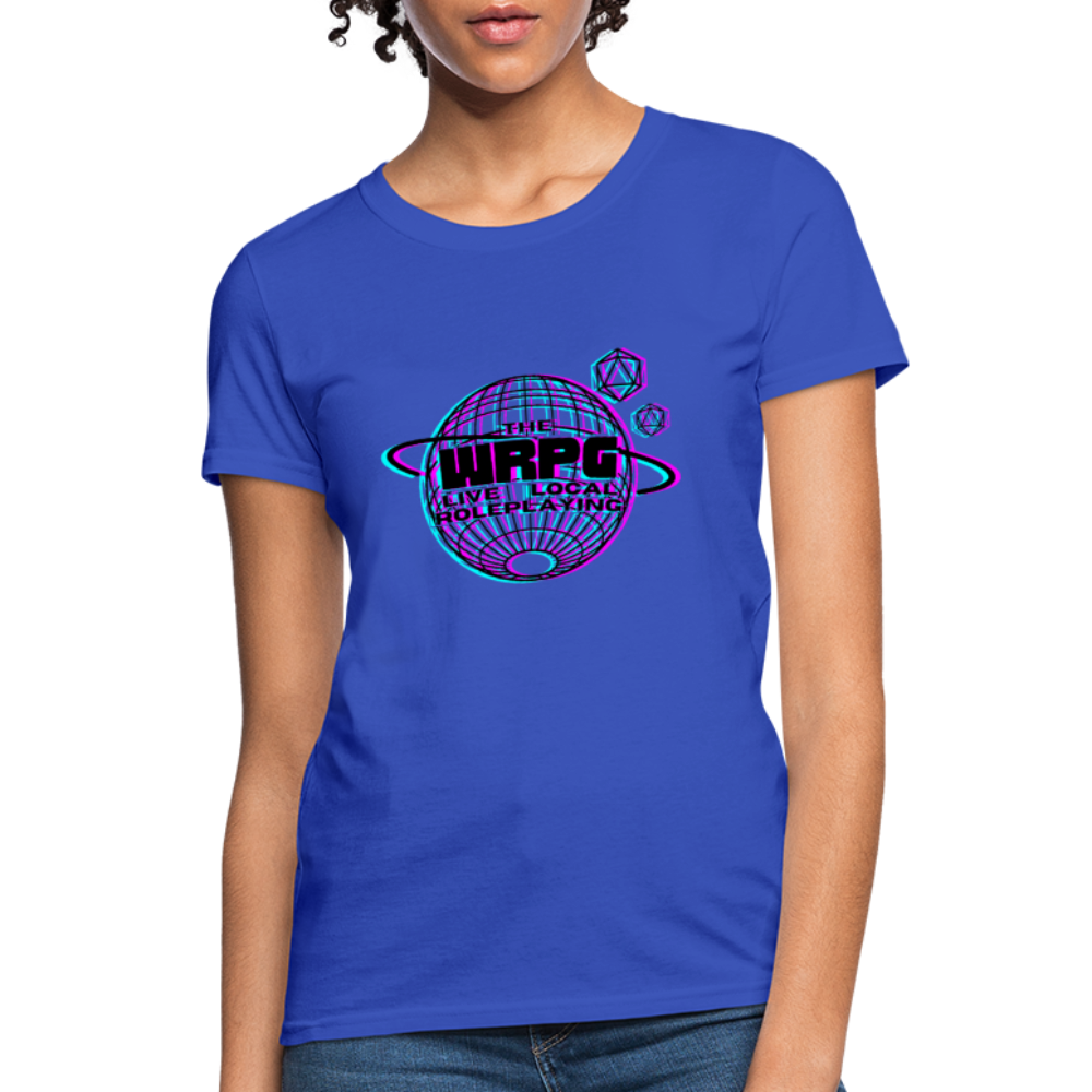 the WRPG 3d LogoWomen's T-Shirt - royal blue