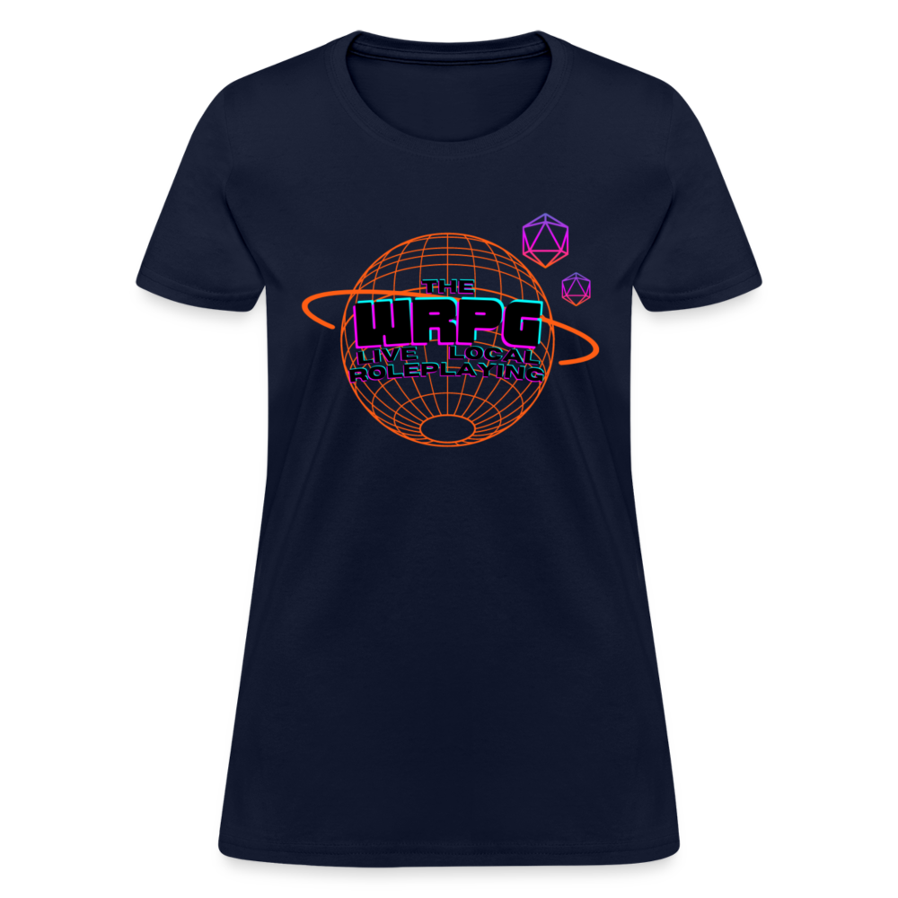 OG WRPG Logo Black Women's T-Shirt - navy