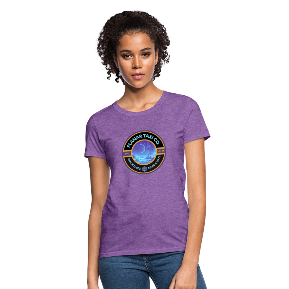 Planar Taxi Co. Logo Women's T-Shirt - purple heather