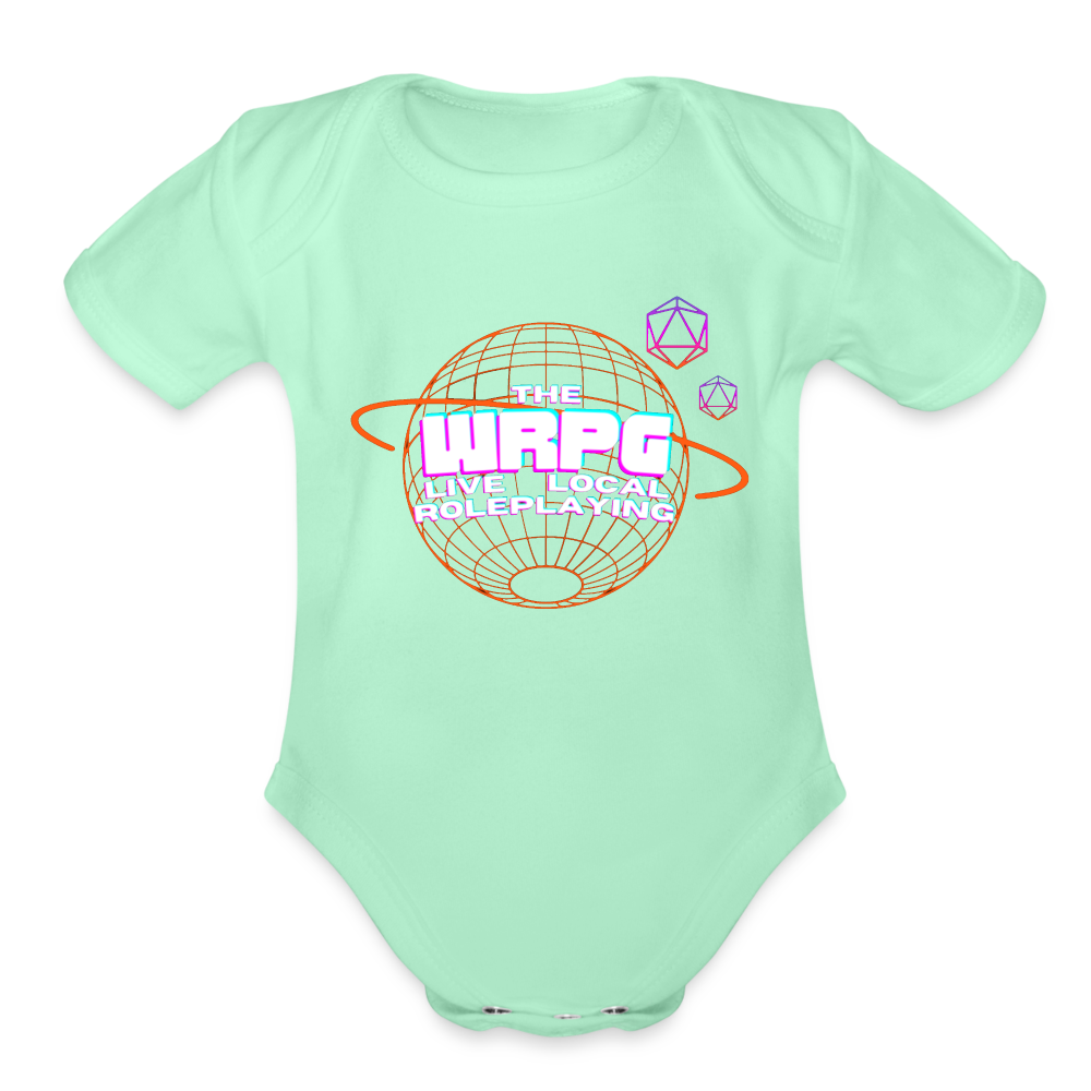 OG WRPG Logo white Baby - light mint