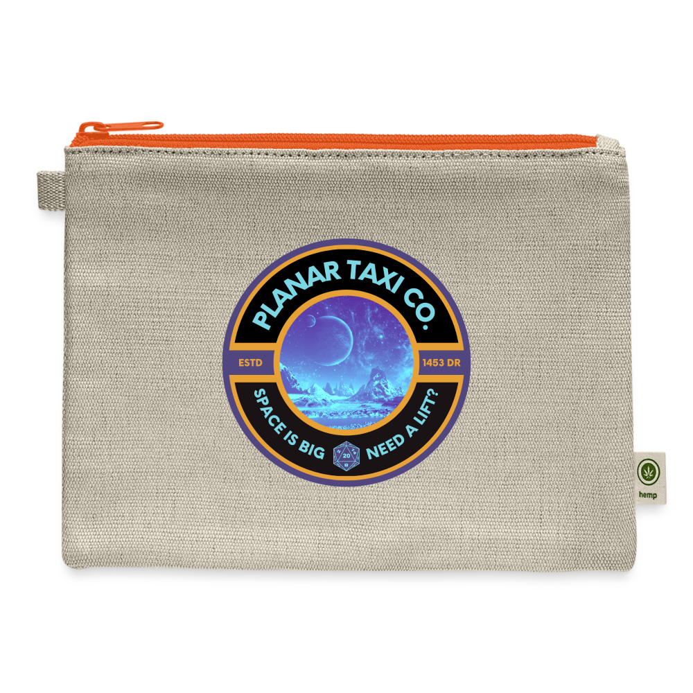 PLanar Taxi Co. Carry All Pouch - natural/orange