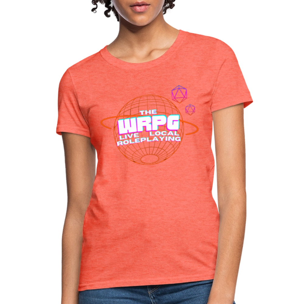 OG WRPG Logo white Women's T-Shirt - heather coral