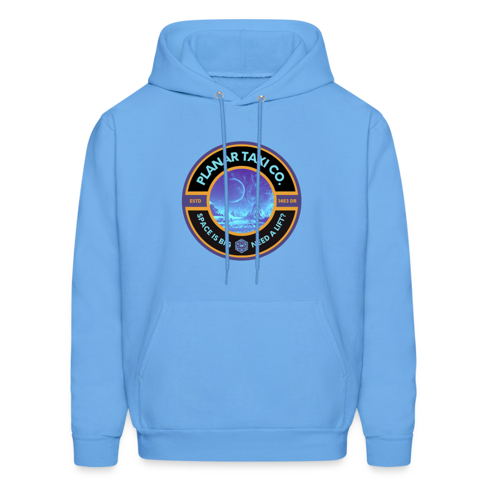 Planar Taxi Co. Logo Hoodie - carolina blue