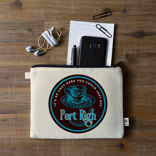 Port Righ Logo Carry All Pouch - natural