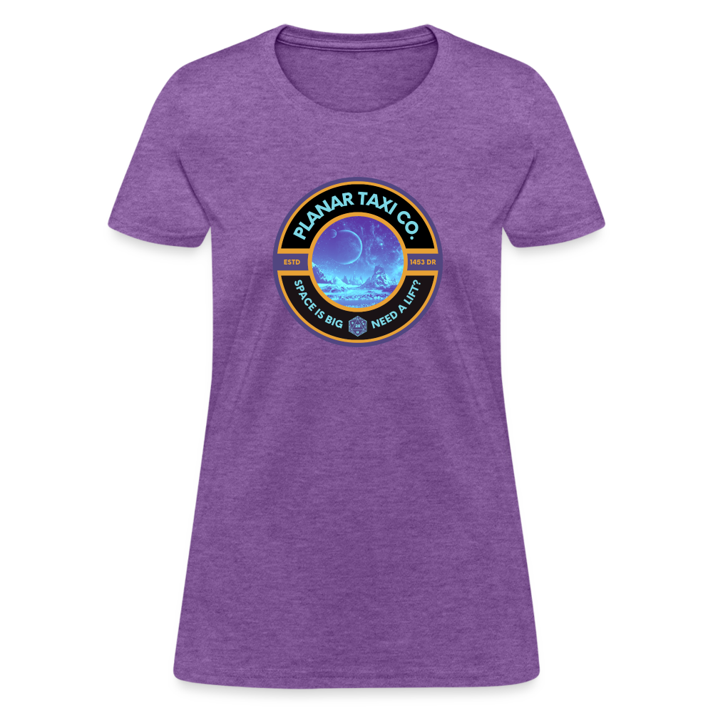 Planar Taxi Co. Logo Women's T-Shirt - purple heather