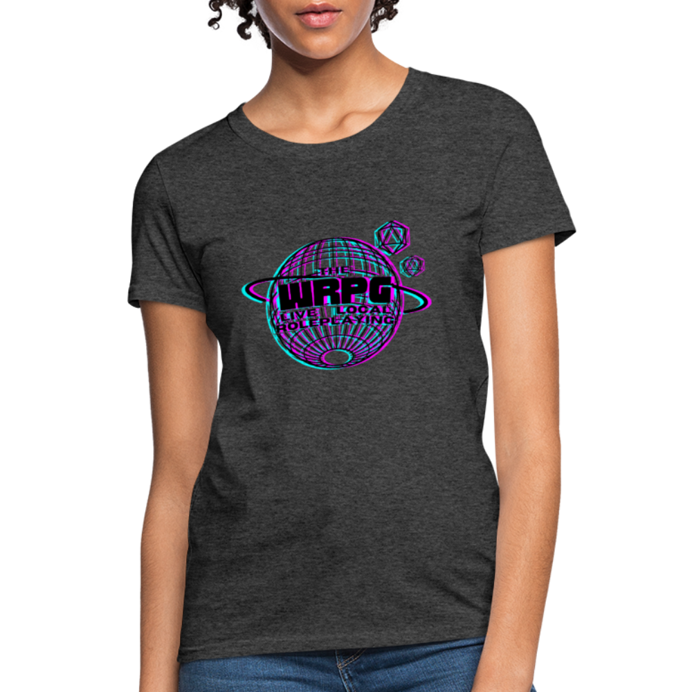 the WRPG 3d LogoWomen's T-Shirt - heather black