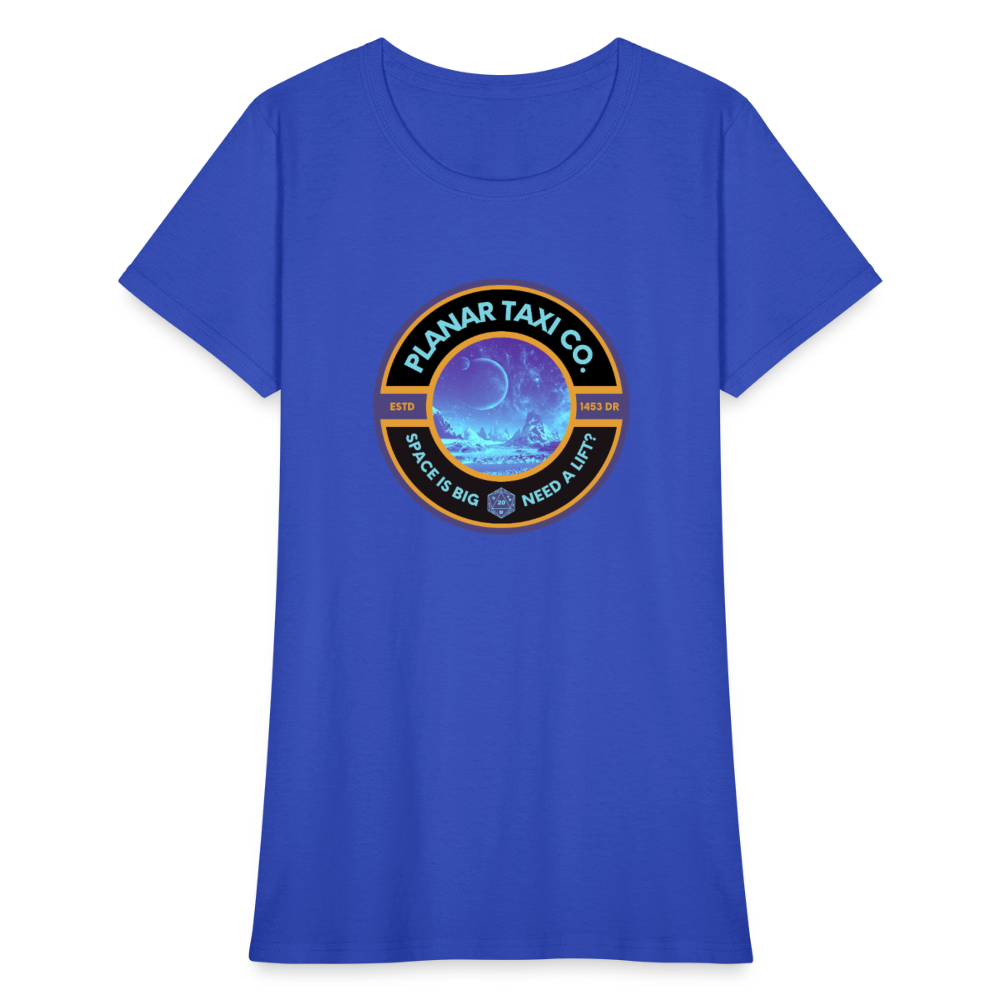 Planar Taxi Co. Logo Women's T-Shirt - royal blue