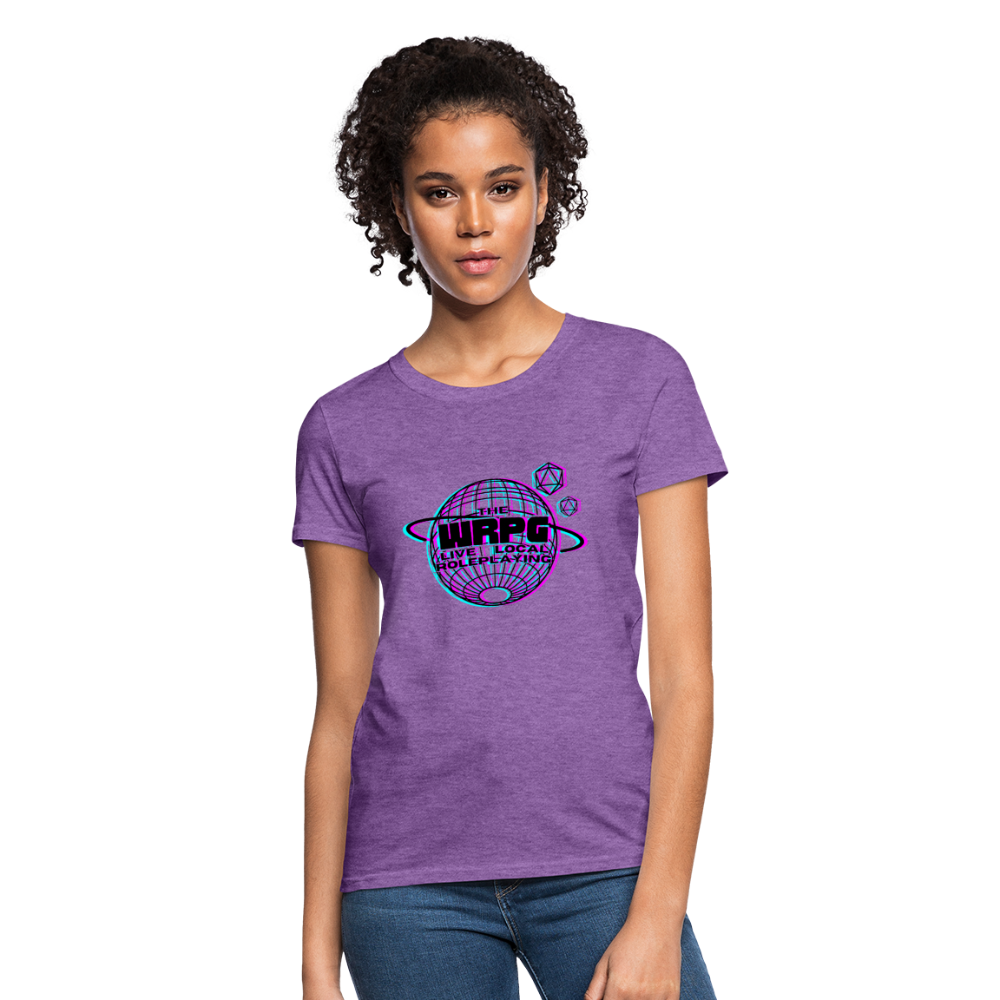 the WRPG 3d LogoWomen's T-Shirt - purple heather